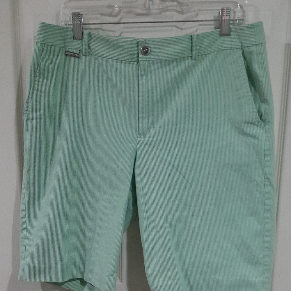 Ralph Lauren Green Striped Shorts